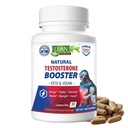 LEAN Nutra Testosteron Booster dla mężczyzn - Natural Vegan Supplement with Tongkat Ali, DHEA, Maca Root, Tribulus, Horny Goat Weed, Cynk, Boron, D- Aspartic Acid - Boost Strength, Energy, Muscle - 90 Caps