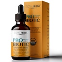 Probiotyk płynny dla kobiet, mężczyzn, dzieci, Toddler Probiotic: USDA Organic Probiotics, Vegan Probiotic Liquid & Alfalfa Blend + Acidophilus for Gut Health, Dairy gluten Sugar Free, Non-GMO Oral Probiotics