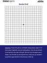 Amsler Eye Grid z Magnetic Back - Codzienne narzędzie przesiewowe wzroku dla pacjentów z miażdżycą plamki i jaskrą przez ekspertów klinicznych (1 opakowanie)