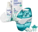 Navy Multi- User Family Kit z 30 SaltPods i Baby Mist Bundle - Nasalony Nasal nawadnianie dla dorosłych i Continuous Saline Mist dla niemowląt Relief