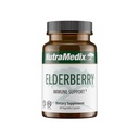NutraMedix Elderberry Antioksydants Supplement kapsułki - Ekstrakt Elderberry, aby promować zdrową reakcję zapalną, Codzienne wsparcie immunologiczne, i Jelenia Zdrowia (60 Kapsułki)