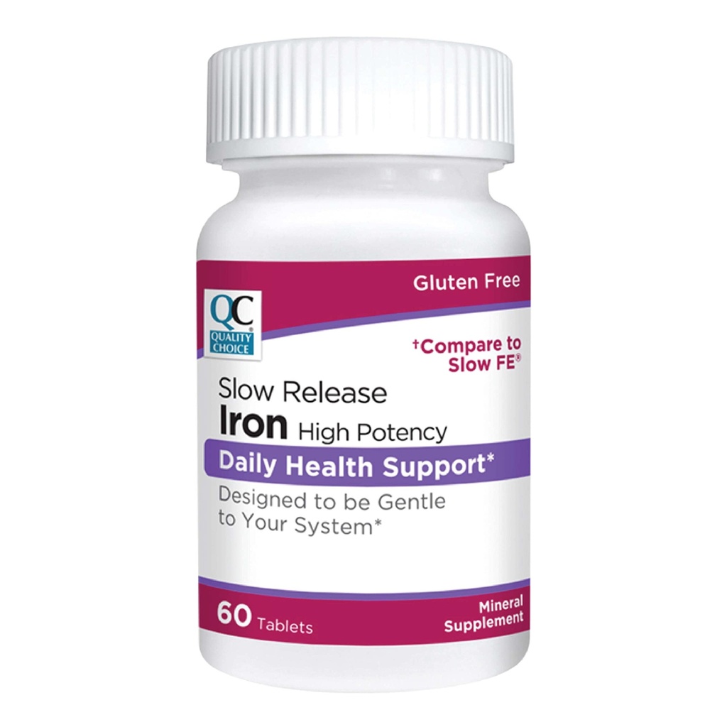 Wybór jakości Iron High Potency Slow Release Tablets, 45mg, 60 Tabetów Każdy