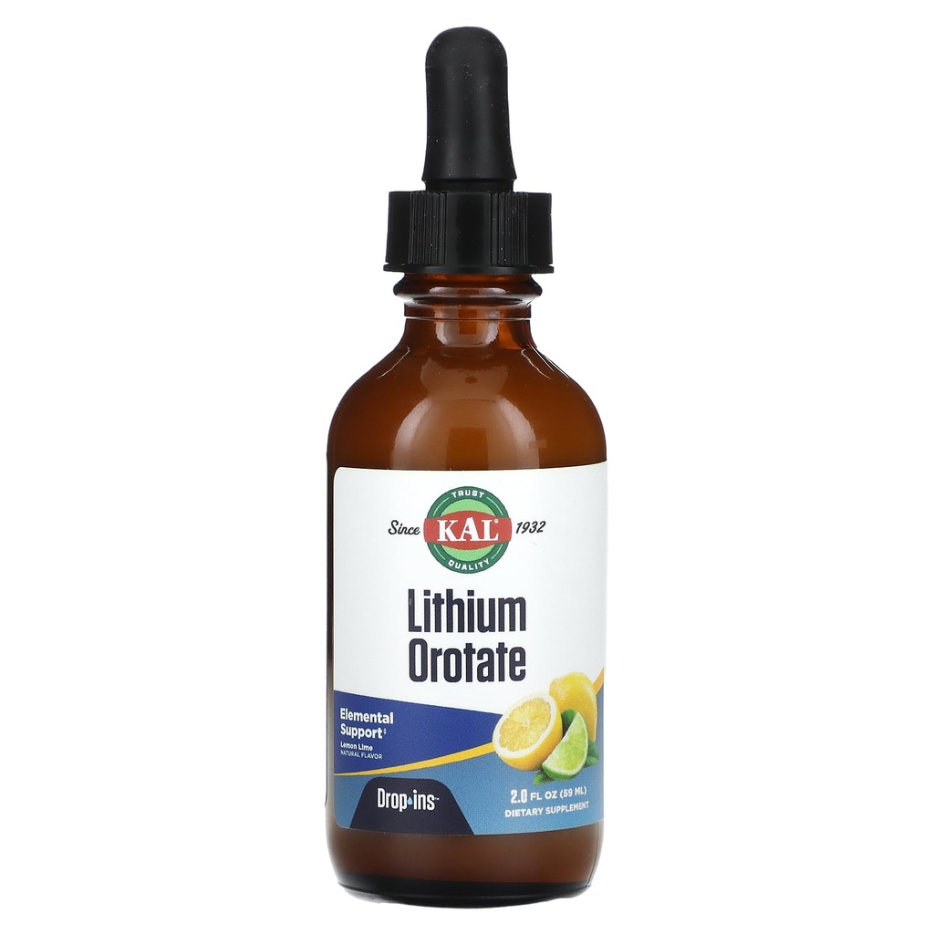 Lit Orot Krople, Lim cytrynowy, 2 fl oz (59 ml), KAL