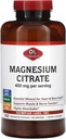 Olympian Labs Magnezu Citrate 400mg - 300 Kapsułek - Łatwe wchłanianie, Wspomaganie Zdrowych Kości, Zdrowe Serce i Wchłanianie wapnia