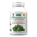 ANDREW LESSMAN Maximum L + Z z Astaksantyną 30 Softgels - 12 mg Luteina, 6 mg Zeaksantyna, 4 mg Astaksantyna. Kluczowe składniki odżywcze wspomagające zdrowie oczu i mózgu oraz promujące zdrowe widzenie.
