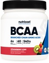 Nutricost BCAA Proszek (Truskawka Kiwi) 60 Służenie - Optimal 2: 1: 1 Stosunek