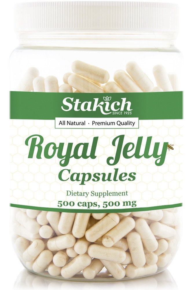 Stakich 500 mg kapsułki (Royal Jelly kapsułki 500 mg (500 sztuk)
