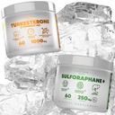 Turkesterone & Tongkat Ali Real Lab- Verified Sulforaphane Supplement, Ajuga Turkestanica per serving increase stamina - (60 kapsułek)