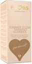 Lato Glow Tanning Gummies - Miami Vice Flavor - Ananas, Kokosowy, & Truskawka - Wegan - Gluten- Free - Darmowy - Naturalne składniki odżywcze - Podstawowe składniki odżywcze - Rozmiar podróży - 30 -Day Supply