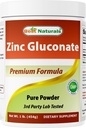 Najlepszy naturalny Glukonian cynku Czysty proszek 1 funt