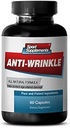 Resveratrol Supplements - Tabletki przeciwzmarszczkowe - Zapobiega dojrzewaniu komórek, Anti Aging Supplement, Alfa kwasu lipoinowego, Collagen, Aloe Vera Gel, kwas hialuronowy, Turmeric, 1 Butelka 60 Kapsułki