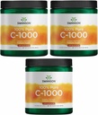Swanson Witamina C Proszek 100% Czysty kwas askorbinowy, Wsparcie układu immunologicznego, Zdrowie skóry, Zdrowie układu sercowo- naczyniowego, Suplement przeciwutleniający 1000 mg (na porcję) 1 lb. 454 g (3 opakowania)