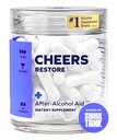 Cheers Restore 124; Suplement z DHM + L- Cysteina 124; Poczuj się lepiej po piciu i wspierać wątrobę 124; 12 Dawki 124; Dihydromyricetyna, Cysteina, Otyłek mleczny, Printed Pear, B- Vitamin, Ginger
