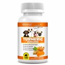Kurkumina i piperyna - Joint Health, Mobility, Allergy & Itch Relief, Skóra i płaszcz, Gorące plamki - Kaczka Flavor z oleju łososiowego