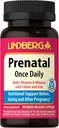 Lindberg Prenatal Witaminy dla kobiet 124; 60 Kapsułki 124; Multiwitaminy i minerały z żelaza i kwasu foliowego 124; Daily Supplement Agregat 124; Non- GMO, Gluten Free