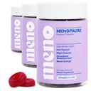 O Pozytiv MENO Gummies dla menopauzy, 30 Sługi (Pack of 3) - Hormone-Free Supplements for Wolne dla kobiet z Black Cohosh & Ashwagandha KSM- 66 - Pomaga łagodzić gorące błyski, nocne poty, & Mood Swings