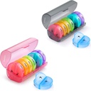 2 Pakiet Cotygodniowy Pill Organizator 7 Dzień 2 razy dziennie, Sukuos Duże codzienne pióro Przypadki na tabletki / Witamina / Olej rybny / Suplementy, BPA Darmowe pióro Box, Łatwy do czyszczenia