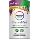 Rainbow Light High-Potential Prenatal One Multivitamin, Prenatal Health Multivitamin Pomaga mamie zdrowie i rozwój dziecka, Witamina C, Wegan, 30 Hrabia