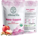 Meno- Wsparcie BloatX Organic Menopauza Relief: Balanse & Obsługuje gorące błyski, Hormony, Nastroje Swings, nocne poty, & Bloating W / Black Cohosh, Red Clover & Dong Quai. Natural Apple- Cynamon Flavor.
