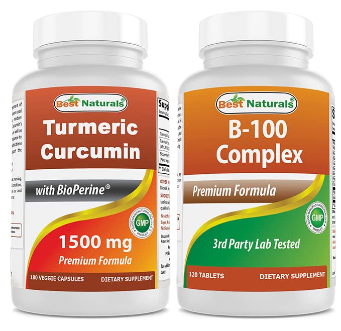 Kurkumina kurkuminowa 1500mg & B- 100 Complex