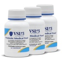VSL # 3 ® Probiotyki dla zdrowia trawiennego, IBS & objawy UC - 112.5B CFU, Wysokiej mocy, Multi- Strain, Live, Lodówka Probiotyczne, Medical Food for Gut Health Support in Men & Women, 180 Kapsułki