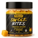 Gummie kreatynowe 5000mg - Wegan - Budowniczy mięśni - Siła i Wsparcie energetyczne - 120 Hrabia - Mango Flavor - Monowodny suplement dla mężczyzn i kobiet