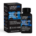 OmegaXL Sport Ekstra Siła Suplement do Odzyskiwania Mięśnie i Suplement Wsparcia oddechowego - Poprawia DOMS i ROM, Klinicznie wspierane Green- Lipped Mussel Oil (60 Softgels)