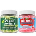 Wegańskie Omega 3 Gumiaki + Butyrate Gumiaki Cukru Free