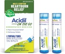 Boiron Acidil On The Go Travel Esential for Relief of Acid Refluke, Heartburn, Infersions, Bloating, and Usset Stomach - 2 Count (160 Pellets)