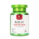 JulyDeer Antarctic Krill Oil 1000 mg z Omega- 3s EPA, DHA, Astaksantyną i fosfolipidami 60 Softgels Supplement No Fishy Aftersmast for Joint, Heart, Brain and Immunity