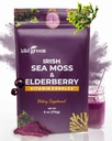 KIKI Green Sea Moss Powder z Elderberry - Wegan Superfood Multivitamin Mieszanka - do immunologicznego Boost i Wsparcie - Dodaj do Smoothies, Sok, 6 oz