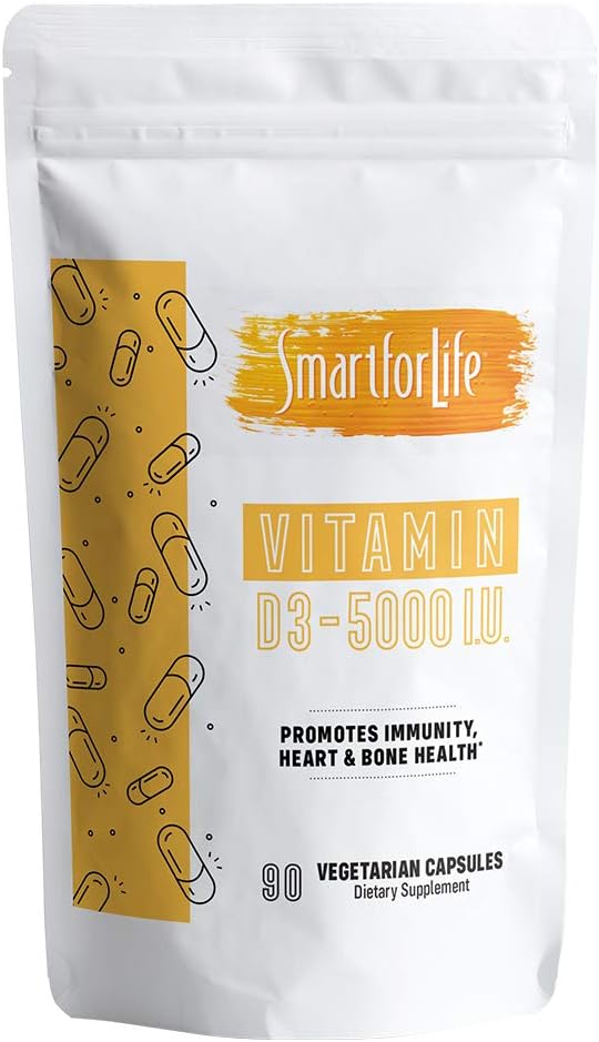 Smart for Life Witamina D3 5000 iu - 90 Hrabia Kapsułki roślinne