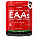 Mino Essential Amino Acids Supplement. Tropikalny Splash, proszek kafeeinowany. Wszystkie 9 EAA, BCAA i The Perfect Amino na treningi, Amino Energy, i budować mięśnie i odzyskać szybciej.