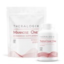 Theralogix TheraCran One + Mannose One Bundle, 90 Count & 7.05 Ounce (Opakowanie 2)