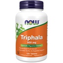 Teraz suplementy żywności, Triphala 500 mg, Połączenie Harada, Amla i Behada, 120 tabletek