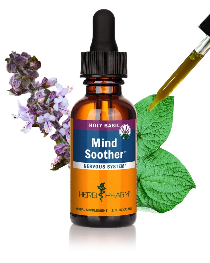 Herb Pharm Lęk Kojąca płynna formuła ziołowa z ekstraktem Kava i Holy Basil Esential Oil dla łagodnego i sporadycznego wsparcia lęku * - 1 unce