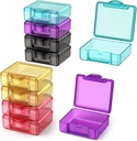Cute Small Travel Pill Box, Urekt 10 szt Mini Pocket Pill Organizator Codzienne jednodniowe pojemniki na piwo Przenośny uchwyt medyczny do torebki Witamina Suplementy oleju rybnego