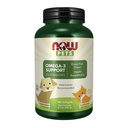 Teraz zdrowie zwierząt domowych, suplement Omega 3, przygotowane dla kotów i psów, NASC Certified, 180 Softgels