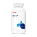 GNC Biotin 2500mcg suplement, Wspiera zdrowe włosy, skóry i paznokci, 120 Służenie