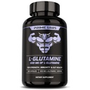 Prime Labs L Glutamine kapsułki 600mg - Wspomaga siłę, odzysk mięśni, odporność, & Gut Health - Suplement aminokwasów - dla mężczyzn i kobiet