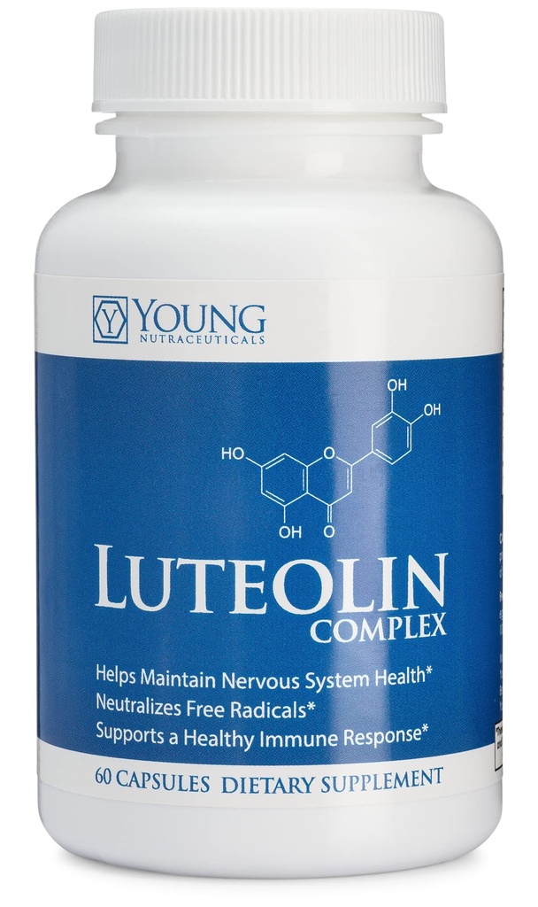 Mirica YoungNutra Luteolin Complex - wspomaga zdrową odpowiedź immunologiczną i pomaga utrzymać zdrowie układu nerwowego * - 60 kapsułek