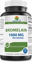 Brieofood Bromelain 1000mg na podawanie 240 tabletek - Proteolityczny enzym pokarmowy - Wspiera zdrową trawienie, zdrowie stawów, Wchłanianie składników odżywczych
