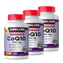 Kirkland Signature CoQ10 300 mg., 100 Softgels (3 opakowania)