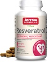 Jarrow Fixas ® Resveratrol 100 mg, Suplement diety, Przeciwutleniacze dla funkcji sercowo-naczyniowych, 60 Kapsułek wegetariańskich, 60 Day Supply