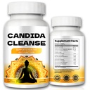 Candida Cleanse - Gut & Colon Support, Advanced Formula - Oregano Leaf, Wormwood, Black Walnut, Kwas kaprylowy