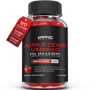 ORPHIC NUTRITION Apple Cider Gummies - 1000mg - ACCV Weight Loss Gummies - Podtrzymuje trawienie, Detox & Cleansing - VIT B12, Beetroot - Gomitas de Vinagre de Manzana (120 szt.)