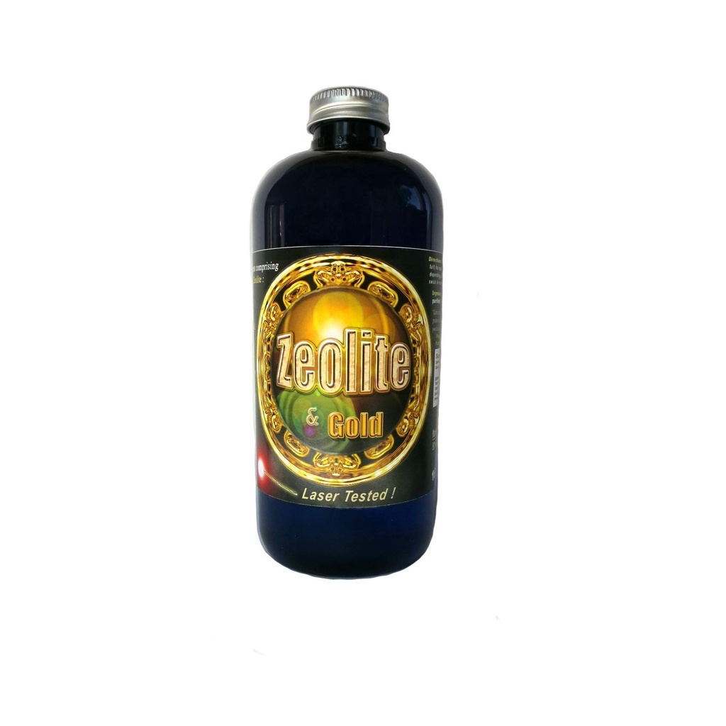Ciekły zeolit przez Silver MTN Minerały, Czystość medyczna, Najbardziej Biodostępne, Colloidally Zawieszony z złote Nano Cząsteczki. 16 oz 200 ppm