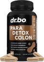 Colon Cleanse Pills Body Detox - Instyminal Guard Cleanser for Stomach - Natural Weight Flush Cleaner Supplement Complex, Kobiety Mężczyźni Dzieci, Ziołowy Wormwood Czarny orzech koniak - Gut Loss Health Kapsułki