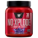 BSN N.O.-XPLODE Proszek do wstępnego treningu, Suplement energetyczny dla mężczyzn i kobiet z kreaturą i alaniną beta-alaniną, Flavor: winogrona, 30 Służenie
