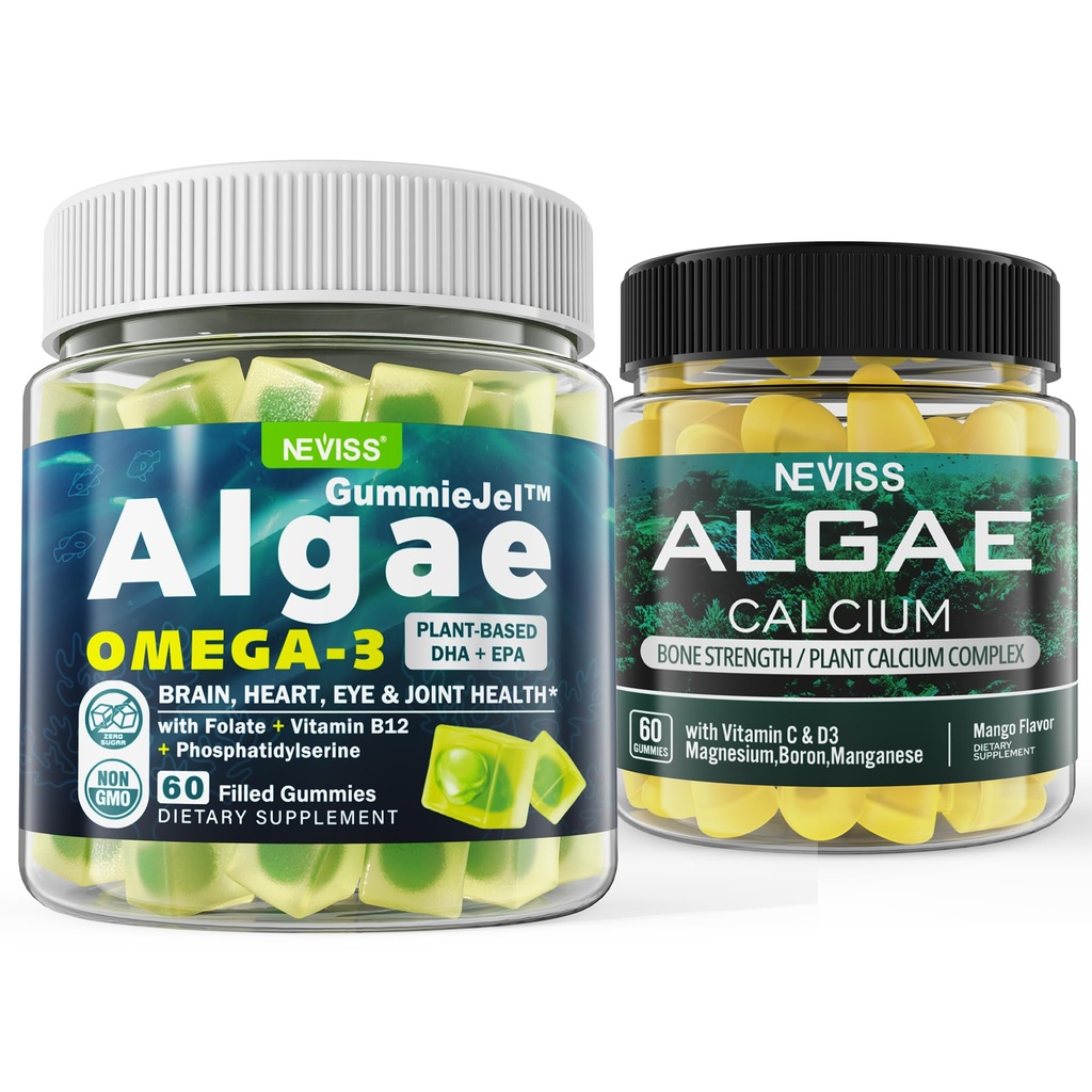 Algae Omega 3 Gummie + Morskie Gummie Wapnia